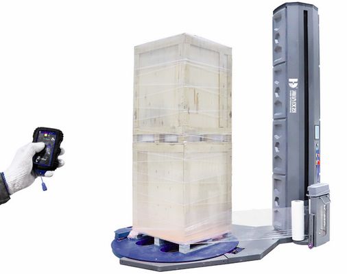 مدل E / M نوع چرخ دار ماشین بسته بندی پالت کاملا خودکار