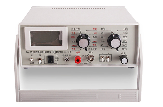 تست کننده مقاومت عایق دیجیتال با ولتاژ آزمون 100/250/500/1000 و 0 ′2 × 1016Ω محدوده مقاومت مطابق با GB / T 3048.5، UL1581، UL2556