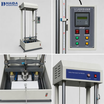 HAIDA Safety Footwear Impact Tester Toe Cap Impact Resistance Testing Machine EN ANSI Standard Shoe Testing Equipment